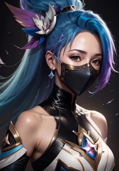 (jconemb ninja) portrait, female ninja (masterpiece: 1, 2), best quality, high resolution, original, very detailed, looking at the viewer, (cowboy lens: 1.2), upper body, perfect lighting, (very detailed: 1.2), (8k: 1.1), ninja headband, (ninja, shinobi)