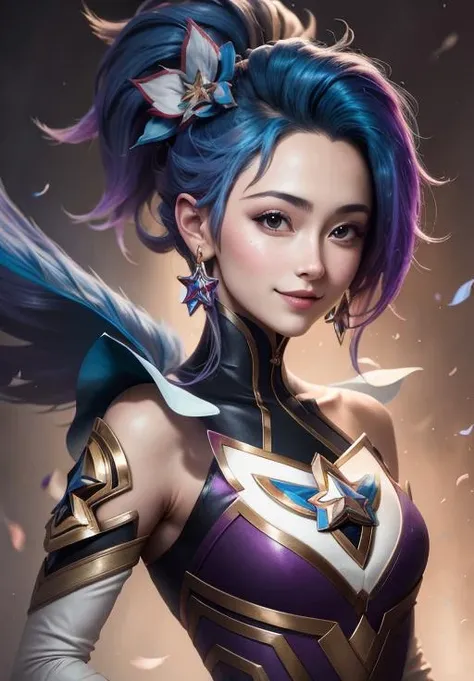 <lora:star_guardian_akali:0.8>, star_guardian_akali, solo, smile, portrait,, (masterpiece, best quality, absurdres, detailed, ultra-detailed:1.3)