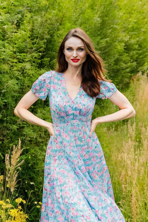 sharp-focus RAW colour photo of (sks woman)