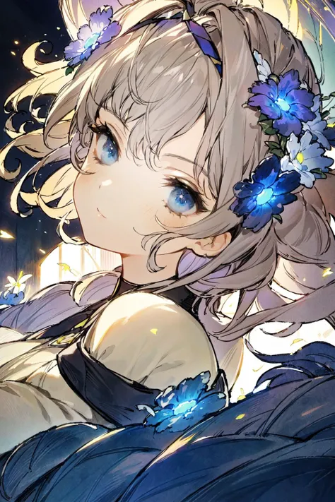 Anime,cowboy shot, (psychedelic style, neon wave), (dramatic light and shadow, large color difference), girl, light blue single Fried Dough Twists braid, (light blue eyes) (blue flower headdress), (anime painting style), (((masterpiece))), (((best))), (ultra fine), (fine light), beautiful fluorescence, (delicate and beautiful face), (light purple daisy kimono) (beautiful eyes), (beige purple oil paper umbrella), (luminous particles), giant breasts, ((illustration)), (Bright colors), (Fantasy), exquisite visuals, rich details, exquisite, high completion, large scenes, dreamy, single person, off shoulder, gorgeous, broken hair, noble, cute, unparalleled beauty, messy hair, a large number of hair accessories, pure lust style
<lora:JB_20230621094411-000009:1>