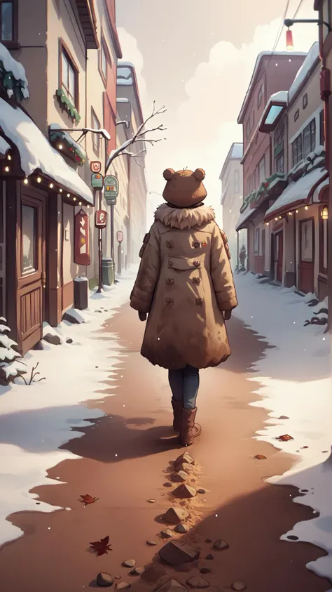 <lora:ElementEarthPDXL:0.5>ElementEarth score_9, score_8_up, score_7_up, score_6_up, source_anime, a russian woman in a fur coat on a snow-covered moscow street, nature, dirt, (earth:0.4), (leaves:0.7)