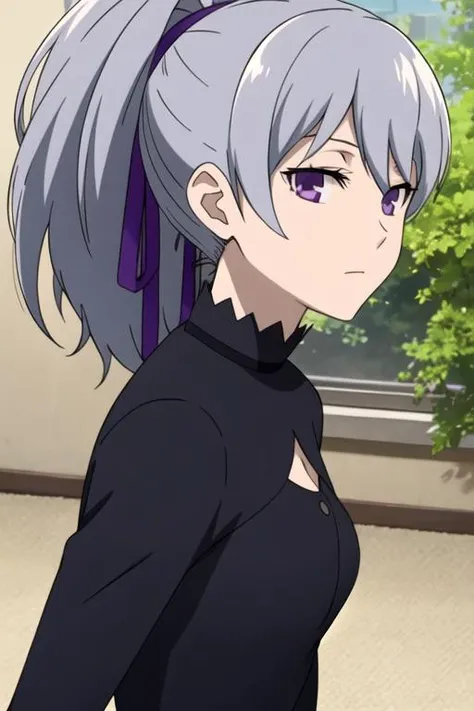 masterpiece, best quality, sketch, 1girl, solo, looking at viewer, upper body, , , , <lora:yin_darker_than_black:0.66>, yin_darker_than_black, grey hair, purple eyes,