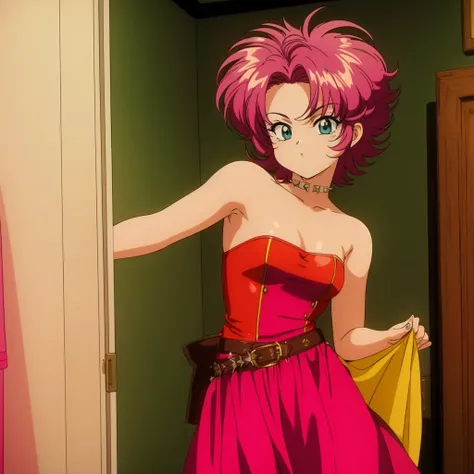 masterpiece, best quality,
vivid colors,
1girl, (solo)
(" ")
" ",
expressiv eyes
spiky hair
fantasy, adventurer outfit
bathroom
fantasy
<lora:Retro-V1:1> 1980S (STYLE), RETRO STYLE,