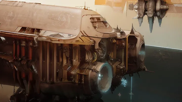 Spaceship with yellow lines,yellowed paper,Backround modern,technology, white,Picture of Award-winning works,(HD picture quality,Masterpiece,light red/blue text),SteampunkSchematics, <lora:GlowingRunesAIv2:1>, <lora:spaceship:1>, very detailed image,<lora:EnhancedDetail:0.8>
