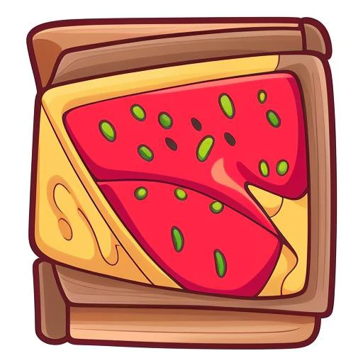 official art ,game icon institute,game icon,(((food))),((solo)),White background,