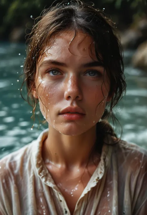 score_9,score_8_up,score_7_up,score_6_up,score_5_up,score_4_up,Dark theme,((((Half-up, half-down)))),wet suit,long face,black eyes,portrait MILF Indigenous Australian woman,pout,natural lips,photorealistic,SKIN DETAIL,