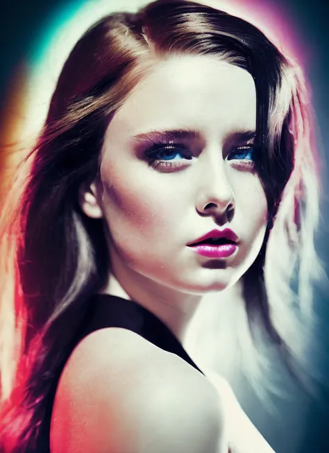 analog style, modelshoot style, portrait of sks woman in tuxedo, (perfect eyes), energetic and colorful streams of light (photo, studio lighting, hard light, sony a7, 50 mm, matte skin, pores, concept art, colors, hyperdetailed), with professional color grading, soft shadows, bright colors, daylight, <lora:locon_alessandra_v1_from_v1_64_32:1.3>