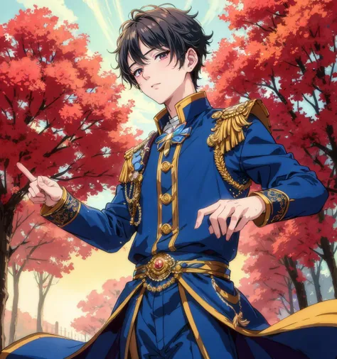 8k,4k,masterpiece, best quality, finely detail,manga,anime coloring, color, band, 1boy, music,
