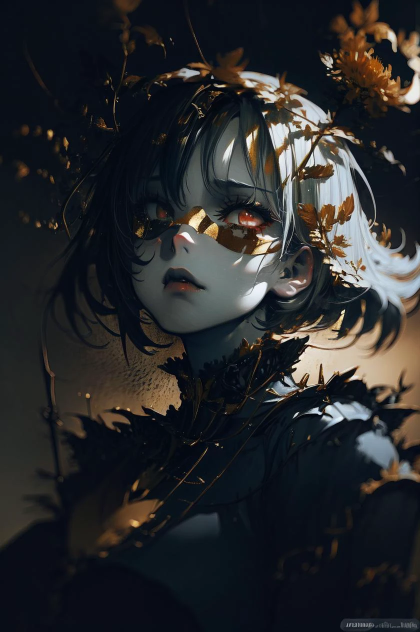 detailed illustration, curvy, 1girl <lora:g0ld3mb:1> g0ld3mb, gold, portrait, cinematic lighting, hires, volumetric lighting, masterpiece, <lora:add_detail:0.5> <lora:hairdetailer:0.5>