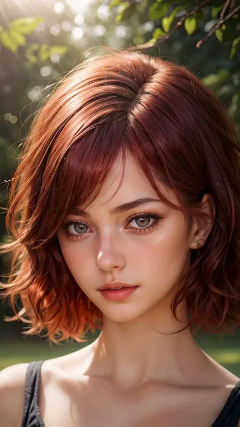 masterpiece, best quality, 1girl, drill hair, red hair, Soft sunlight gracefully illuminates the subjectâs face and hair, casting a dreamlike glow
<lora:add_detail:0.4>, realistic, 4k, photorealistic,