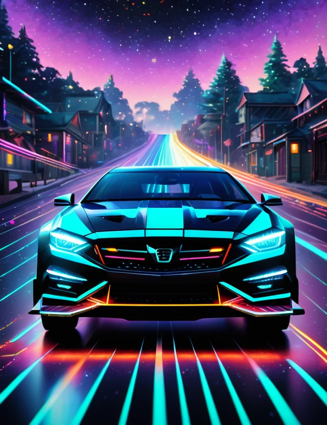 ((best quality)), ((masterpiece)), ((realistic,digital art)),DonMChr0m4t3rr4 (hyper detailed), Conveyance, Running Boards, Bloodwood, __properties/Visual-Appearance__, __properties/paint-vehicle__, Holographic Glitter,, octane rendering, raytracing, volumetric lighting, Backlit,Rim Lighting, 8K, HDR <lora:Chromaterra_SD1.5_version-000008:1>