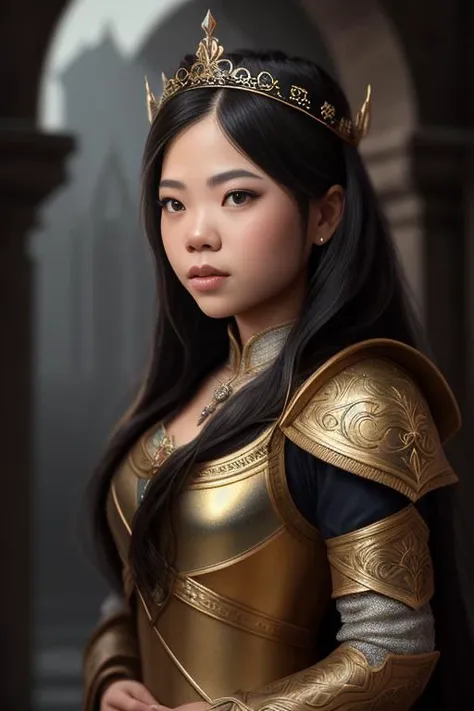 vinasky as a medieval princess standing in front of a castle, princess robe, crown, masterpiece, best quality, highest quality, cinematic lighting, (volumetric lighting), extremely detailed CG unity 8k wallpaper, focused, 8k wallpaper, 4k wallpaper, extremely detailed, ultra realistic, photorealistic, sharp focus, absurdres, (HDR:1.2), (high contrast), photograph, detailed and intricate, instagram, portrait, highly detailed, digital painting, artstation, concept art, smooth, sharp focus, illustration, cinematic lighting, Style-Princess,