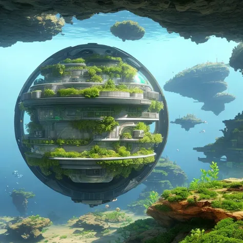 verdant, Underwater research base, Anti-gravity motorcycle, A planet with a thick, toxic atmosphere, forcing its inhabitants to live in domed cities or underground bunkers., Space pirate hideout, Planet