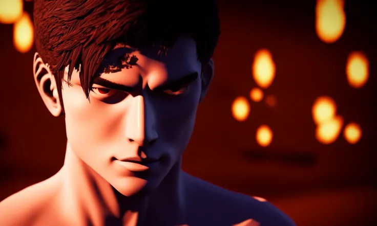 16k, vibrant, photo realistic, realistic,dramatic, dark, sharp focus,(photorealistic),full body,
male,black yonder hair, wearing armor, at clean log cabin, action shot, (latexsuit:body:0.1),blue glowing veiny,shiny skin, detailed intricate iris,vase,heavy shadows, detailed, detailed face,