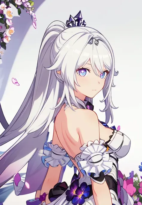 ph_kiana, kianahd, kianads, <lora:K6-7-000003:0.6> , (masterpiece:1.6, best quality), (finely detailed beautiful eyes: 1.2), ultra-detailed, illustration, beautiful detailed eyes, looking at viewer, (off shoulder:1.1), shiny skin,
<lora:flowers_landscape-000014:0.3>, flowers