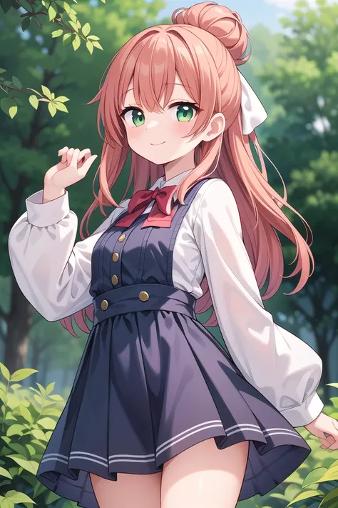 insanely detailed, absurdres, ultra-highres, ultra-detailed, best quality,
1girl, solo, nice hands, perfect hands
BREAK
jirai kei,plaid skirt, shirt, long sleeves, bow, blue skirt, white shoulder frilly shirt, outdoors, blue bow, long hair, (cleavage:-1.5)
BREAK
happy smile, laugh, closed mouth
BREAK
standing, cowboy shot, looking at viewer
BREAK
slender, kawaii, perfect symmetrical face, ultra cute girl, ultra cute face, ultra detailed eyes, ultra detailed hair, ultra cute, ultra beautiful
BREAK
in forest, depth of field, ultra detailed background
BREAK
medium large breasts
BREAK
orange hair, green eyes, topknot,