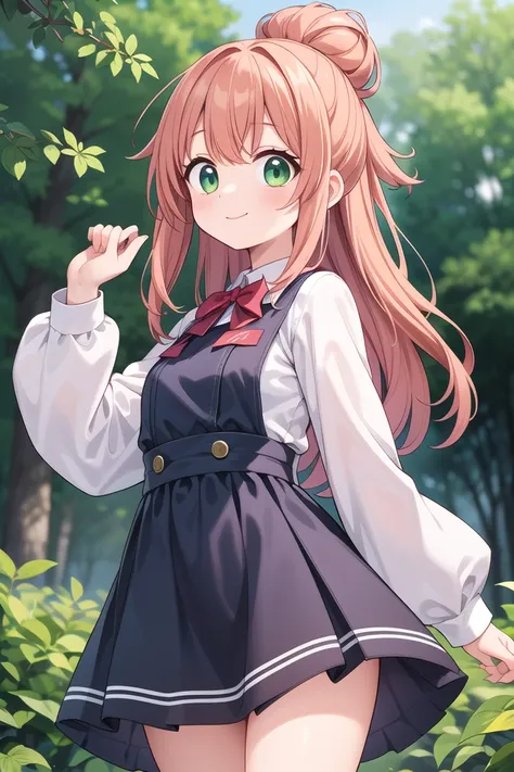 insanely detailed, absurdres, ultra-highres, ultra-detailed, best quality,
1girl, solo, nice hands, perfect hands
BREAK
jirai kei,plaid skirt, shirt, long sleeves, bow, blue skirt, white shoulder frilly shirt, outdoors, blue bow, long hair, (cleavage:-1.5)
BREAK
happy smile, laugh, closed mouth
BREAK
standing, cowboy shot, looking at viewer
BREAK
slender, kawaii, perfect symmetrical face, ultra cute girl, ultra cute face, ultra detailed eyes, ultra detailed hair, ultra cute, ultra beautiful
BREAK
in forest, depth of field, ultra detailed background
BREAK
medium large breasts
BREAK
orange hair, green eyes, topknot,