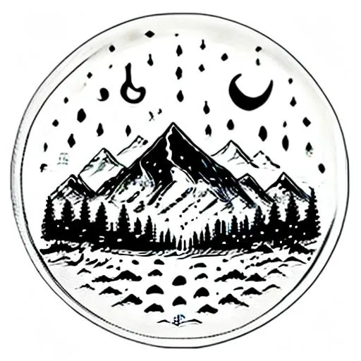 moon, <lora:stampV1_v10:1>