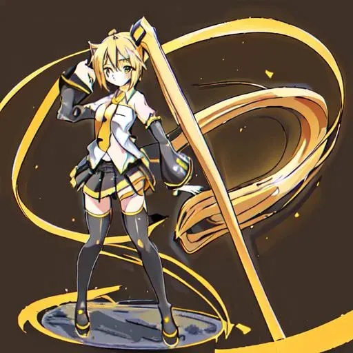 masterpiece,(best quality) magical girl,Lazer gun, yellow, spikey hair, medium sized breasts, unique design, barefoot,( ( character concept art ) )