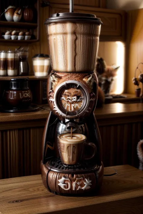 <lora:FoxWorld:1> (FoxWorld:1.2) (1 COFFE MACHINE1:1.3) <lora:more_details:1.2>