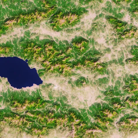 MapSatimageEU, cost, town, lake, hills