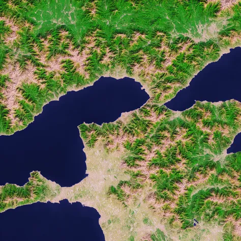 MapSatimageEU, cost, town, lake, hills, ocean, forest, island