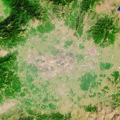 MapSatimageEU, cost town