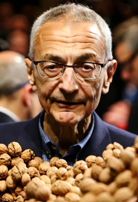 creepy photo of john podesta covered in (walnuts) <lora:JOHN_PODESTA_XL:1>