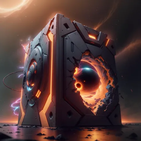 <lora:InfraBlackholeTech-20:0.8>,inblackholetech ,scifi, excessive energy,
(simple background:1.3), cube, heart shape