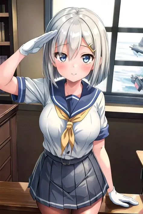 (masterpiece), classroom, 1girl, medium hair, white hair, (aqua eyes:1.2), (white sailor collar:1.2), serafuku, white skirt, pleated skirt nsfw show panties open legs
