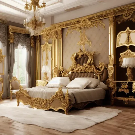 classical European style bedroom 