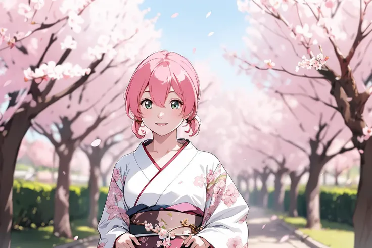 (RAW photo, best quality), 1girl, natural lighting, <lora:innai_kansen_yoneda_shiori_v2_2-000004:1>, yoneda shiori, smile,
spring, beautiful kimono, cherry blossoms,