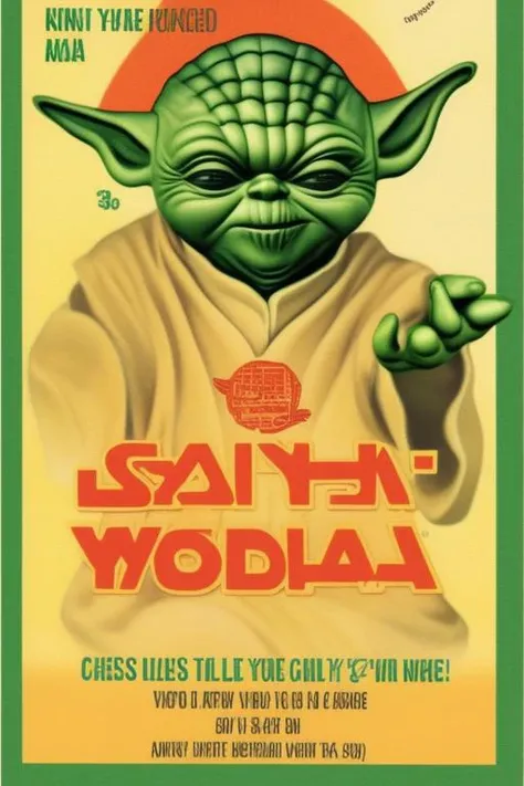 cheese packaging with a close up yoda <hypernet:chinprop:1>