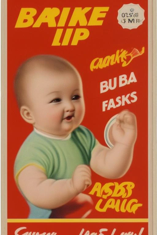 cigarette packaging with a close up baby <hypernet:chinprop:1>