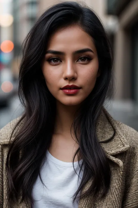 photo of (EPM4cWh4l3:0.99), closeup portrait, perfect hair, (modern photo, __clothingwildcards/Jacket outfit/*), 24mm, (analog, cinematic, film grain:1.3), (([__Bo/constructions/random__| __waifuwildcards/locations__], gradient:1.1)), ((detailed eyes)), ((eyeliner, long lashes)), (epicPhoto), long eyelashes, (perfect waist), (painted lips)