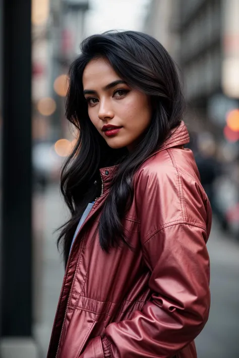 photo of (EPM4cWh4l3:0.99), closeup portrait, perfect hair, (modern photo, __clothingwildcards/Jacket outfit/*), 24mm, (analog, cinematic, film grain:1.3), (([__Bo/constructions/random__| __waifuwildcards/locations__], gradient:1.1)), ((detailed eyes)), ((eyeliner, long lashes)), (epicPhoto), long eyelashes, (perfect waist), (painted lips)