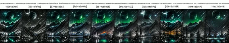 Highly detailed, High Quality, Masterpiece, beautiful, night, (dark environment), mountains, water, trees, <lora:DW-000008:1>
