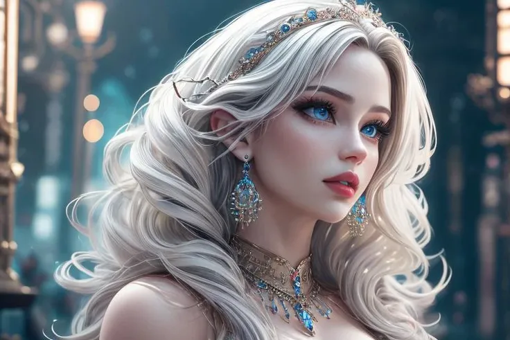 [Very Detailed, Detailed Face, Detailed Textures]
[High Quality Light, Vibrant Light]
[Vibrant Colors, High Contrast]
[Highest Quality, Best Quality]
[Realistic, Photo Realistic, Ultra Realistic]
[Far Shot]
[Face Focus]
[Far Away]
[From Behind]
[Fantasy Setting]
[1 Girl]
[Fantasy Sex Demon]
[Fantasy Sexy Clothing]
[European Jewellery]
[Flirting Expression]
[Medium White Hair]
[Sexy Makeup]
[Very Large Blue Eyes]
[Very Thick Red Lips]
[Small Breasts]
[Micro Waist]
[Very Wide Hips]
[Mythological Throneroom Background]
[<lora:More Details:0.5>]
[<hypernet:SXZBloom:0.75>]