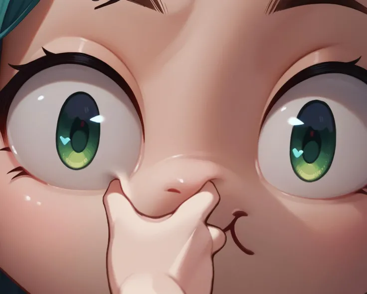 score_9, score_8_up, score_7_up, score_6_up, source_anime, BREAK, (grabbing pupil:1.3), (huge face:1.3), pov, tiny hand, funny, meme, (close up:1), (size difference:1.3), girl face, <lora:sppovCheekGrabbingmemeXLPony:0.8>
