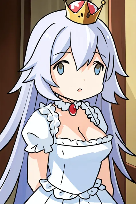 (masterpiece, best quality), intricate details,
1girl, <lora:Boosette:0.8> boosette, large breasts, cleavage, short sleeves, frills, puffy sleeves, white gloves, white dress, puffy short sleeves, frilled dress, crown
<lora:fx:0.8> fx_meme ,