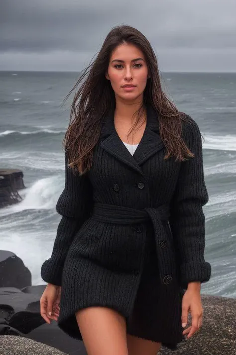 DEN_marie_temara,
(portrait of a lighthouse keeper (walking on the rocks:1.2) on a dark (stormy night:1.2) wearing a yellow raincoat in the wind, (waves crashing:1.2) into the rocks, (storm:1.2), (wind swept:1.2), (gale:1.1), (tsunami:1.1), lighthouse, (night time:1.2), (wet rocks, rocks, rocky:1.2), (splashing waves:1.2), waves, (ocean spray:1.2), (lighthouse:1.1):1.2),
bokeh, f1.4, 40mm, photorealistic, raw, 8k, textured skin, skin pores, intricate details <lora:epi_noiseoffset2:1>, epiCRealism <lora:ClothingAdjuster3:-1>