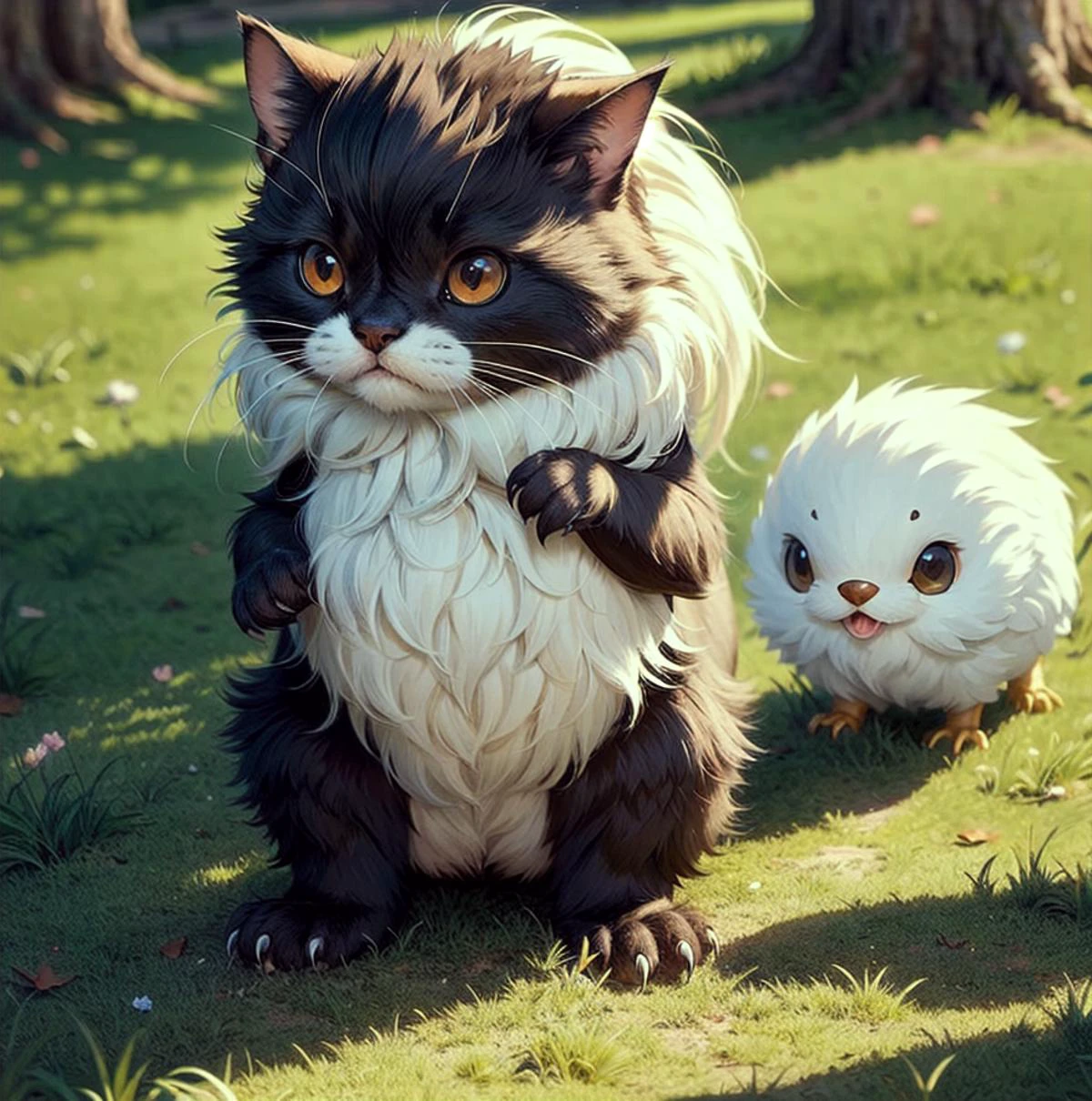 Create a masterful masterpiece of cute creatures with ultra-detailed concept art inspired by . Utilize Stable Diffusion, power to unleash your inner Creature programmer and bring your imagination to life!
