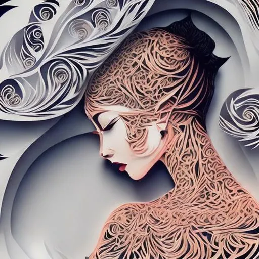 <lora:PerfectNwsjMajic_4:0.7>,PerfectNwsjMajic,((Papercut)),kuusoogai,(masterpiece, top quality, best quality) ,1girl,(headshot:1.5), shapes, intricate designs, delicate patterns, shadowbox frame, silhouette, kirigami, scherenschnitte,Spread the picture,