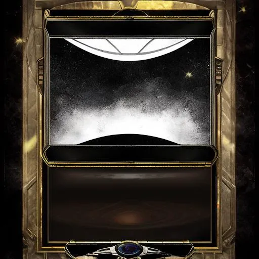 a blank trading card, night black, painting style,, with a title box, a picture frame and a text box with a magic scroll texture, intense and rich nibht black color <lora:bct-render3:0.9>
