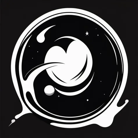 best quality, monochrome stencil cutout icon depicting a fetish of energy drain and semen milking, a male mars sign with a heart shooting liquid inside a venus female sign, ejaculation symbol, , concise, spot on, lewd, hentai, simple background