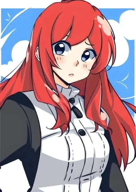 0.9girl, red_head,<lora:emidrawstyle-05:0.9>