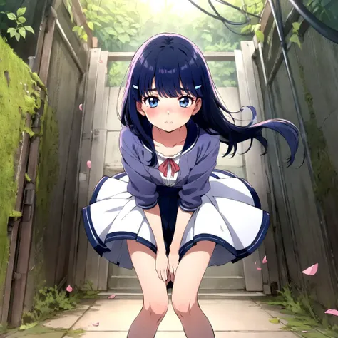 , falling petals, (wind:1.1),petticoat,
cute,playing,,floating,
tentacles, rose,ivy,vine, nature,jungle,roots,moth,
novel cover, title,, text
<lora:haveToPee:0.5> (crotchAngle:1.2),lower body,have to pee,covering crotch,(hand between legs:1.2),knees together feet apart,,leaning forward, crotch focus,
closed mouth, blush,
,
, <lora:aoki_reika:0.8> ccreika,blue theme,long hair,hairclip,jacket,long sleeves,collarbone,ribbon,dress,skirt,long skirt,boots