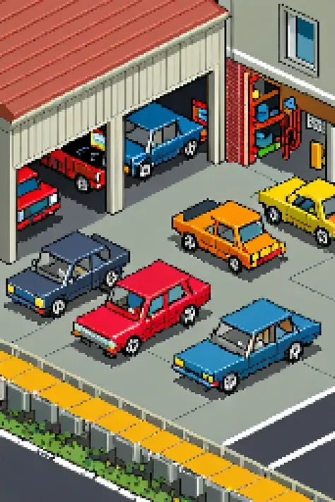 highly detailed isometric pixelart close-up of a __building__, eboy style <lora:Eboy_Pixelart_Style_XL>