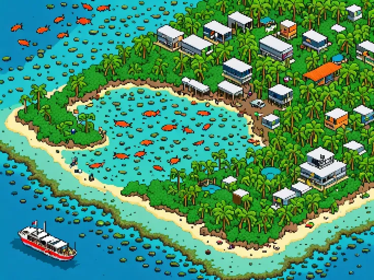 highly detailed isometric pixelart of __location_famous__, eboy style <lora:Eboy_Pixelart_Style_XL>