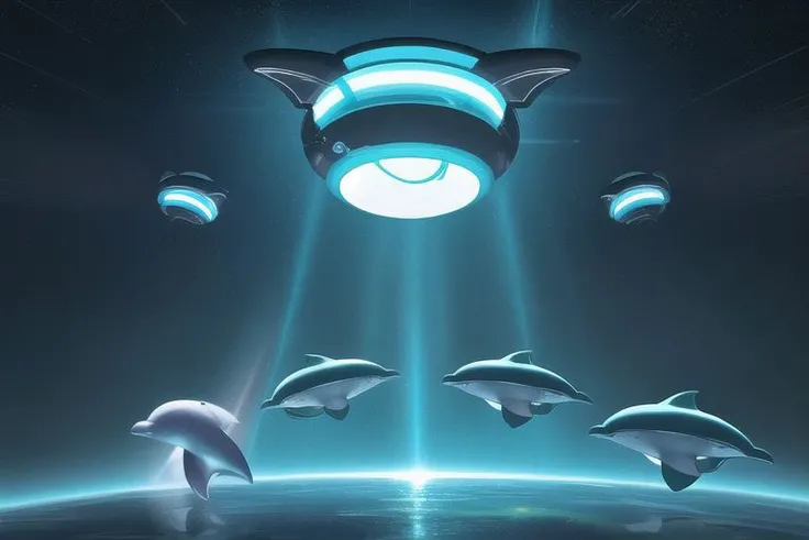 score_7_up, score_8_up, score_9_up.
Cybernetic dolphins in deep space speeding towards an M class planet. The light from a nearby star shining on the dolphins metallic skin.